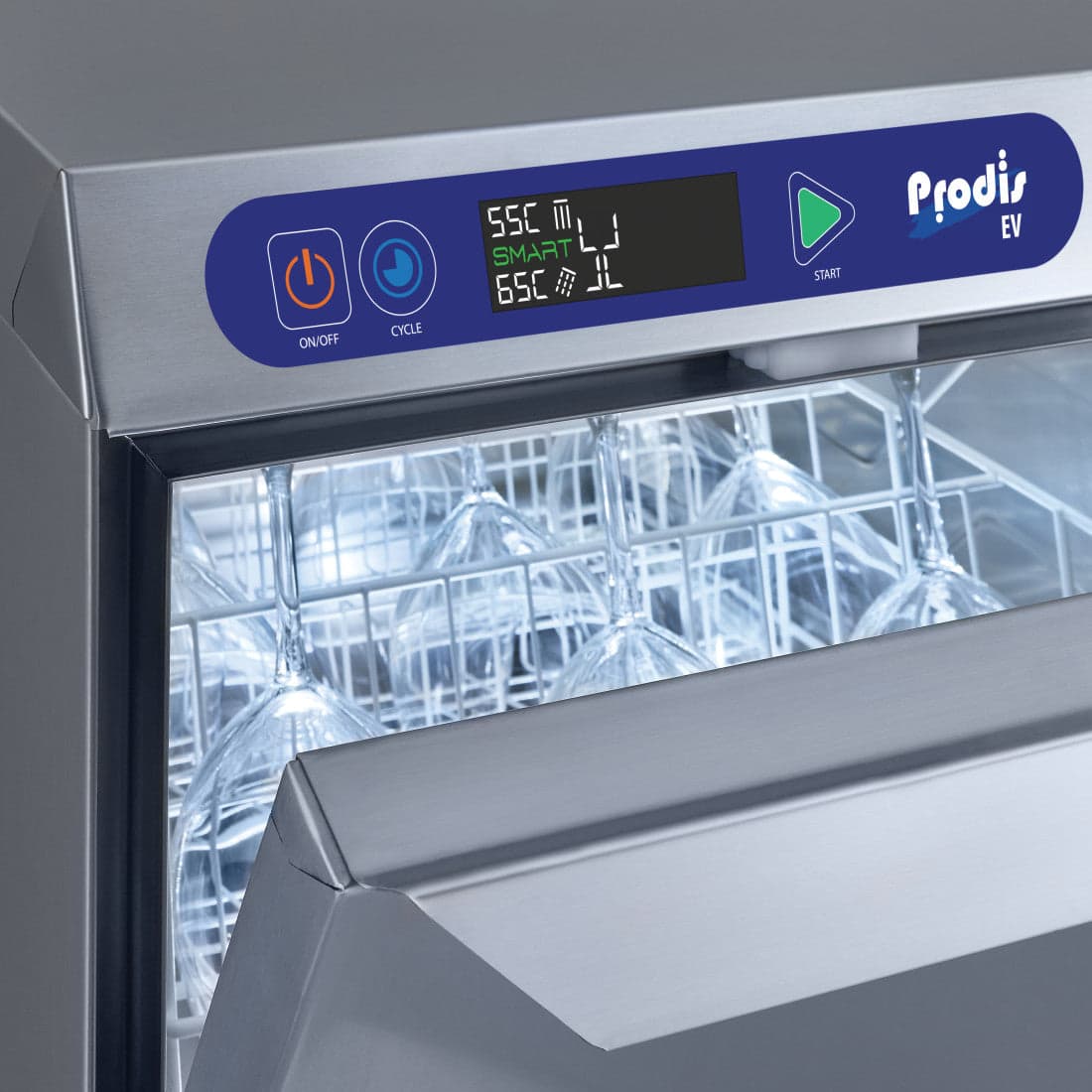 Prodis Glasswasher, Heavy Duty, 40cm Basket, 13amp, Drain Pump, Model-EV40. Delivery Included — image 2