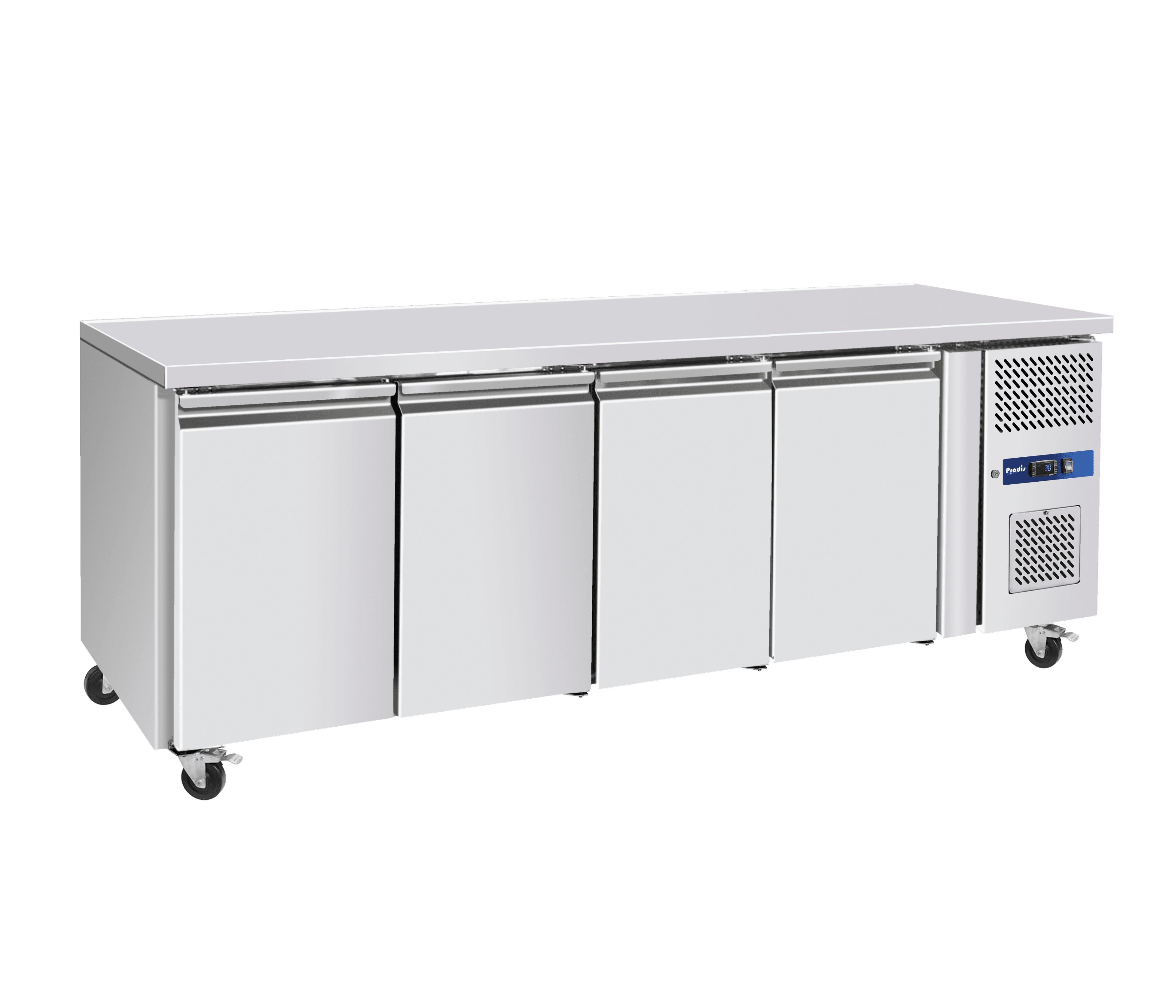 Prodis Four Door/223cm Counter Freezer, Model- GRN-C4F. Delivery Included