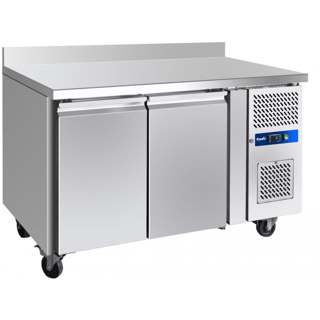 Prodis Two Door Counter Freezer With Upstand, Model- GRN-W2F. Delivery Included
