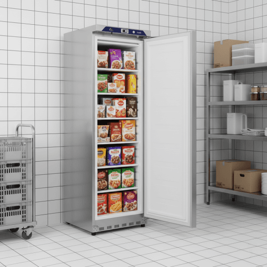 Prodis Stainless Steel Single Upright Freezer, 341L Capacity, Model- HC410FSS. Delivery Included — image 2