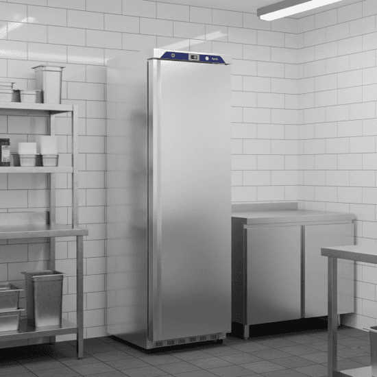 Prodis Stainless Steel Single Upright Fridge, Capacity- 341L, Model- HC410RSS. Delivery Included — image 2