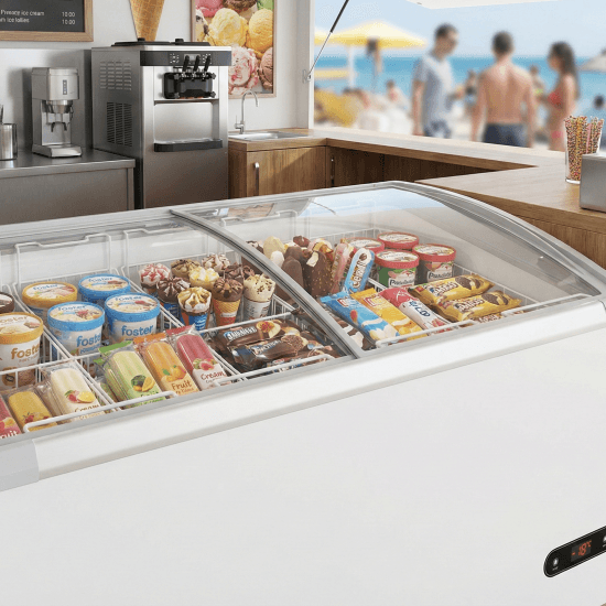 Prodis Curved Glass Display Freezer, 546L/182cm, Model- NVC5. Delivery Included — image 6