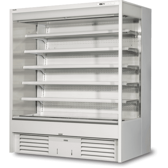 Prodis 189cm White Mulitdeck Display Fridge, Model- XMD1800-P-NB-W. Delivery Included