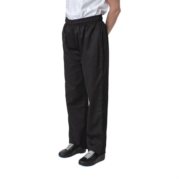 Black Chefs Trousers- Size Small (NCE3105) — image 1
