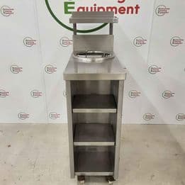 Stainless Steel Ambient Plate Storage Table With Shelving (NCE4684) — image 1