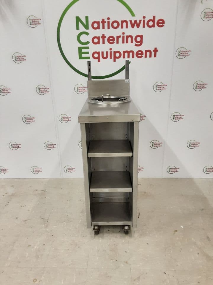 Stainless Steel Ambient Plate Storage Mobile Table (NCE4819)