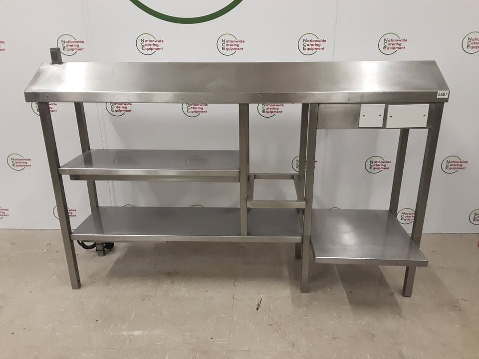 Stainless Steel Three Tier Heated Gantry, 160cm, 13amp (NCE5507) — image 1