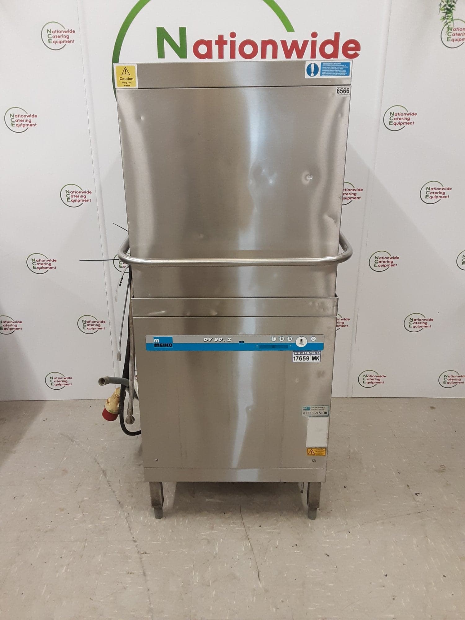 Meiko Pass-Through/Hood Dishwasher, 3ph/32amp, Model- DV.80.2