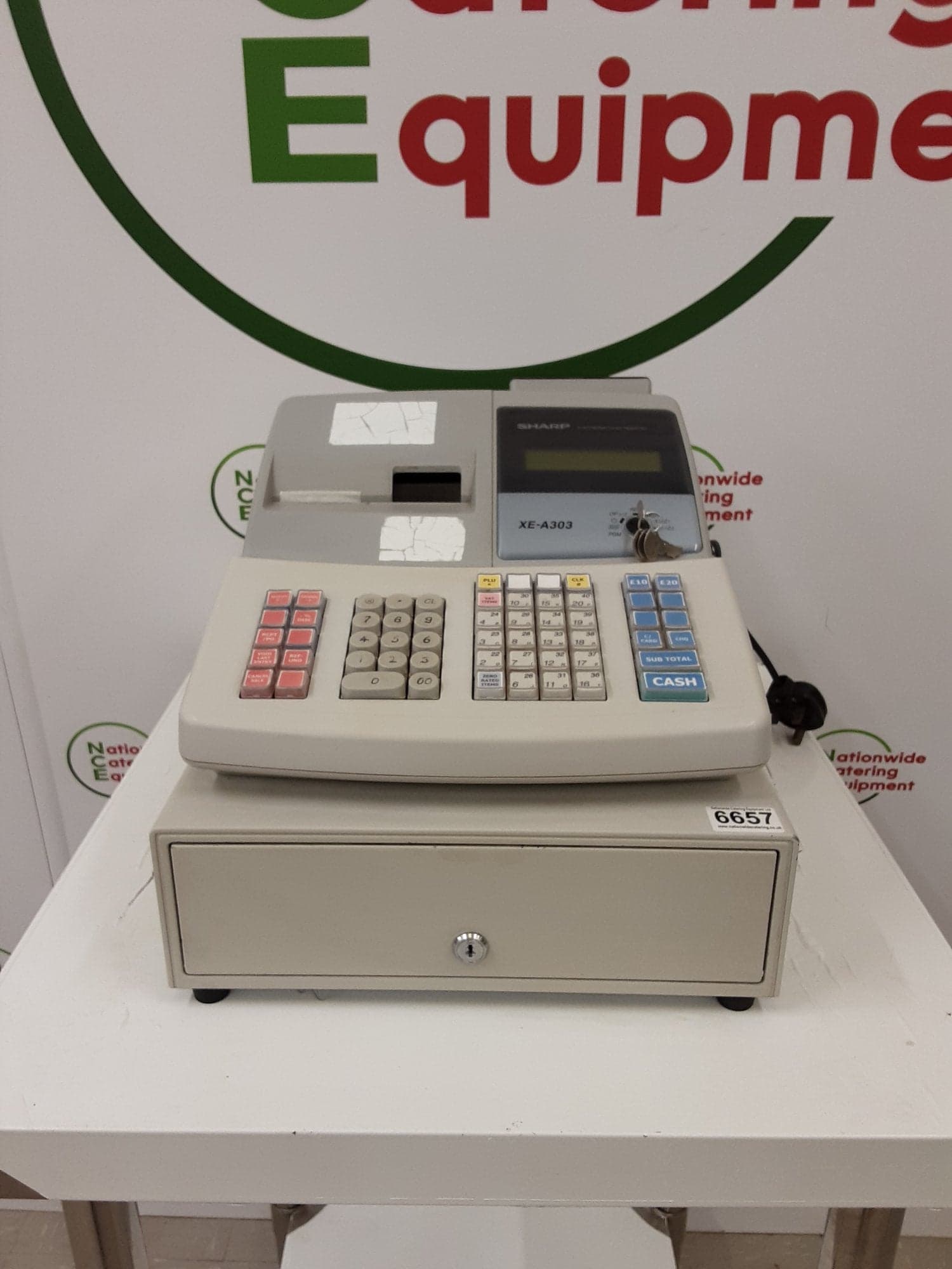 Sharp Electronic Cash Register/Till, Model- XE-A303