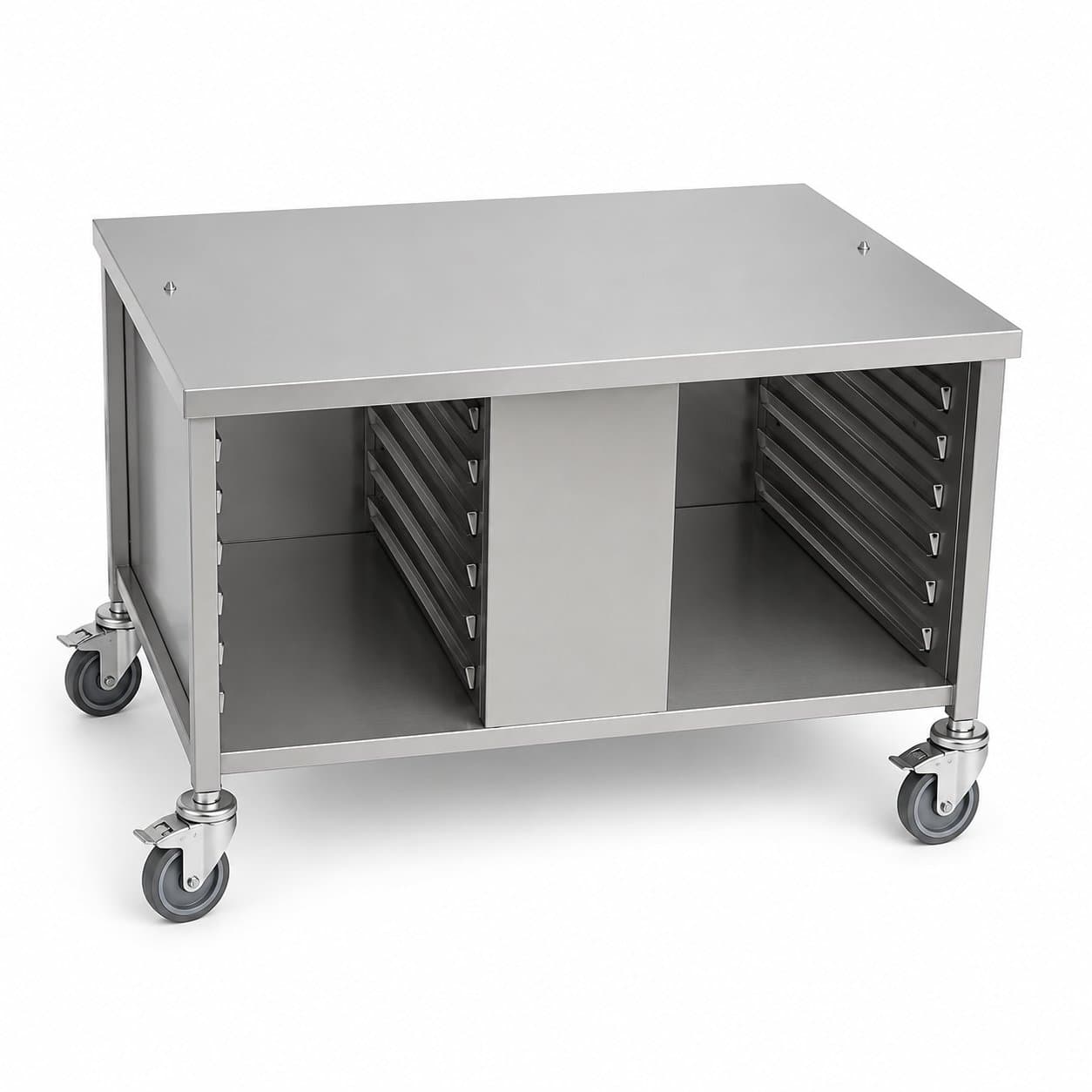 Rational iHexagon Stand II, Tray Support Rails, With Adjustable Castors, Model- 60.31.760 — image 1