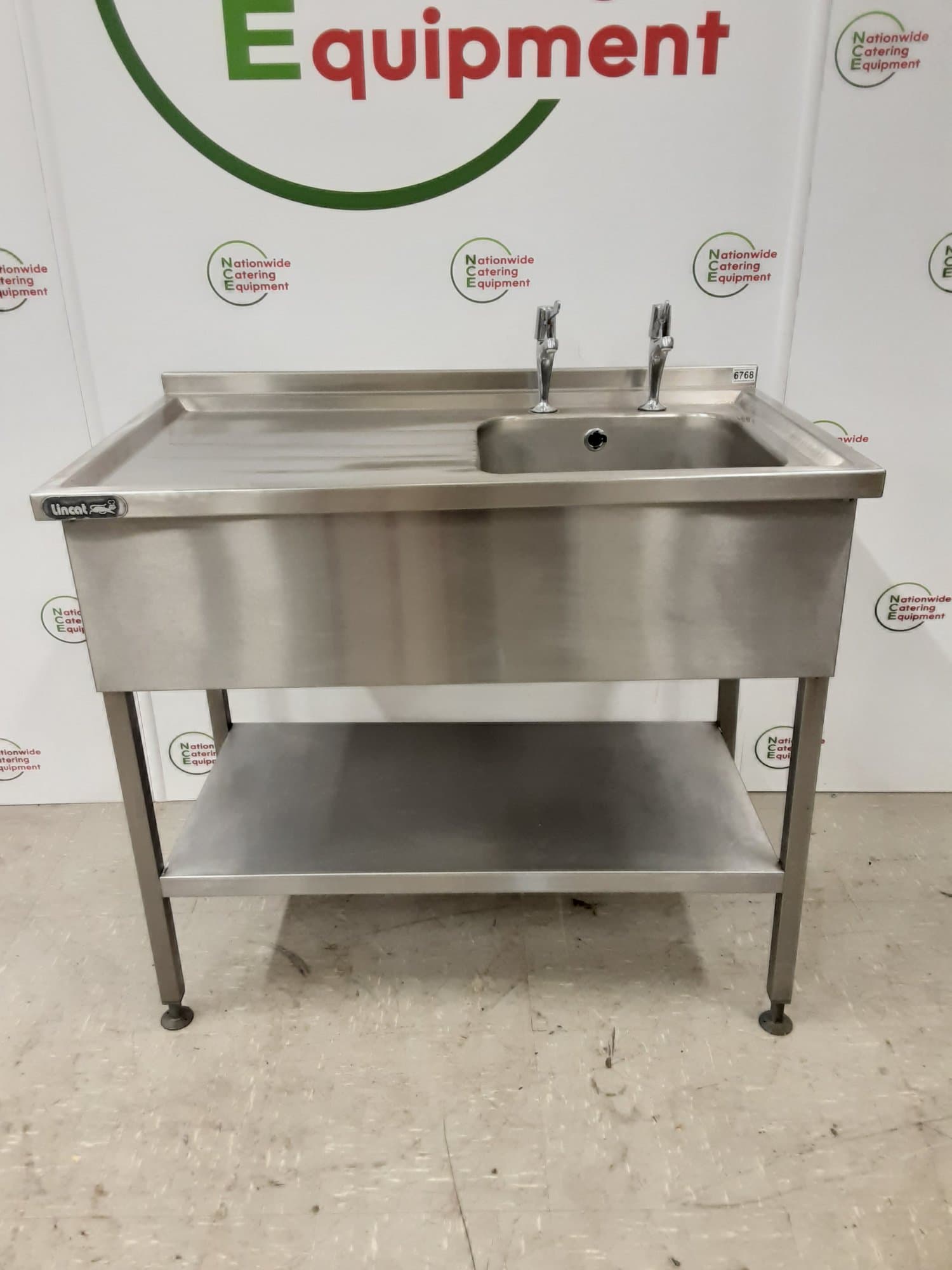 Stainless Steel Single Sink 100x60 cm