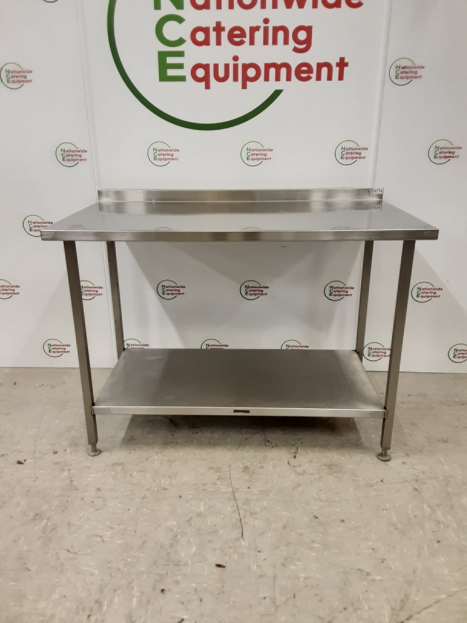 Stainless Steel Table 124x70cm — image 1