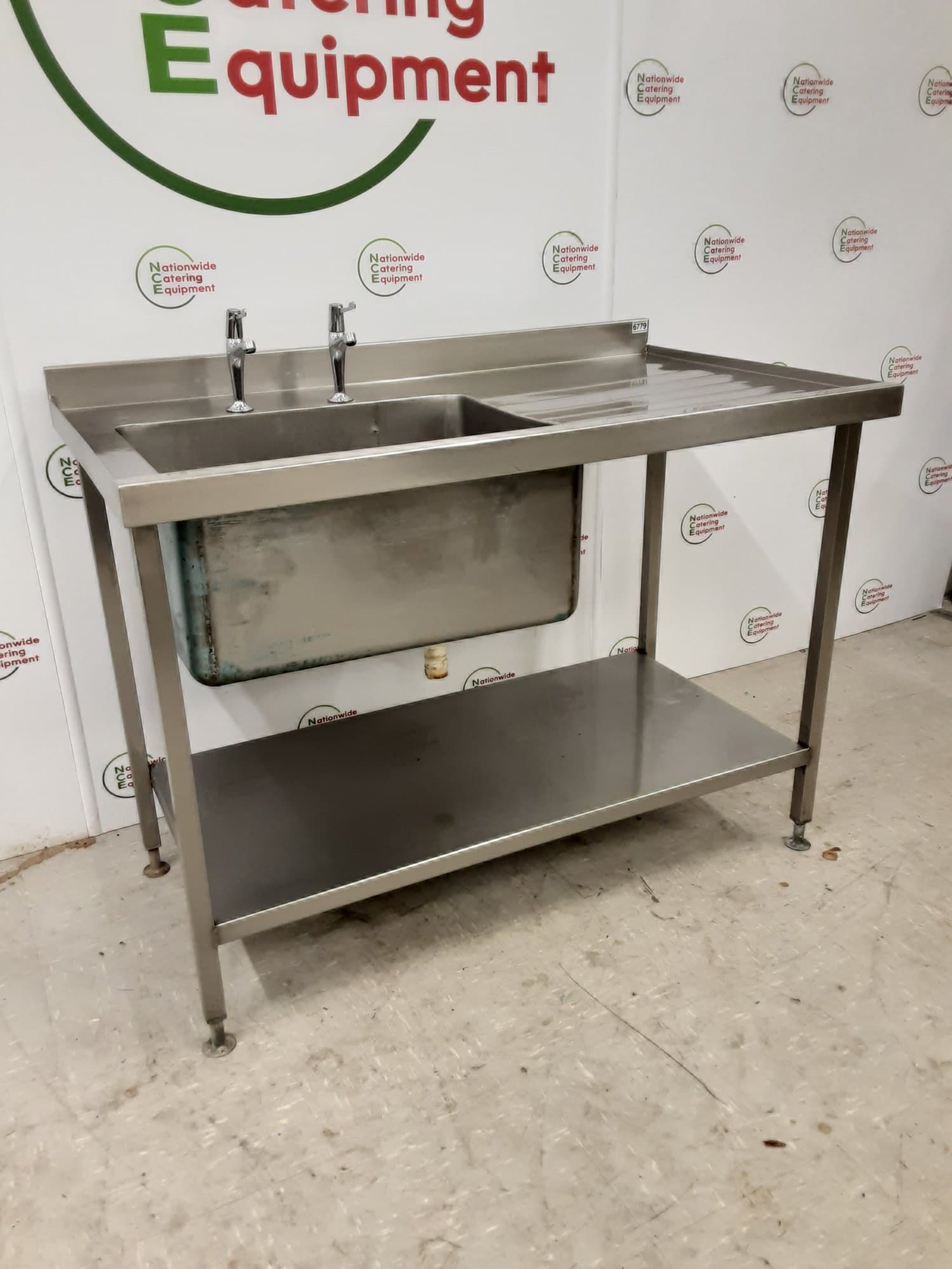 Stainless Steel Single Sink 120x70cm