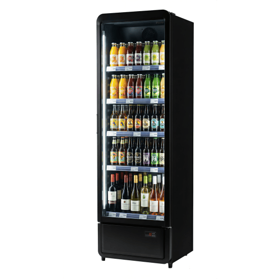 Prodis Black Single Upright Display Fridge, Model-XDA600-P-K-LE. Delivery Included — image 1